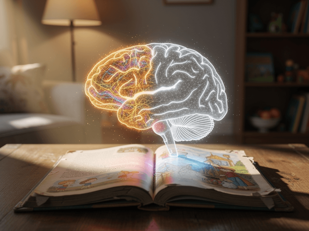 Why Your Toddler's Brain Works Harder During Storytime Than Screen Time